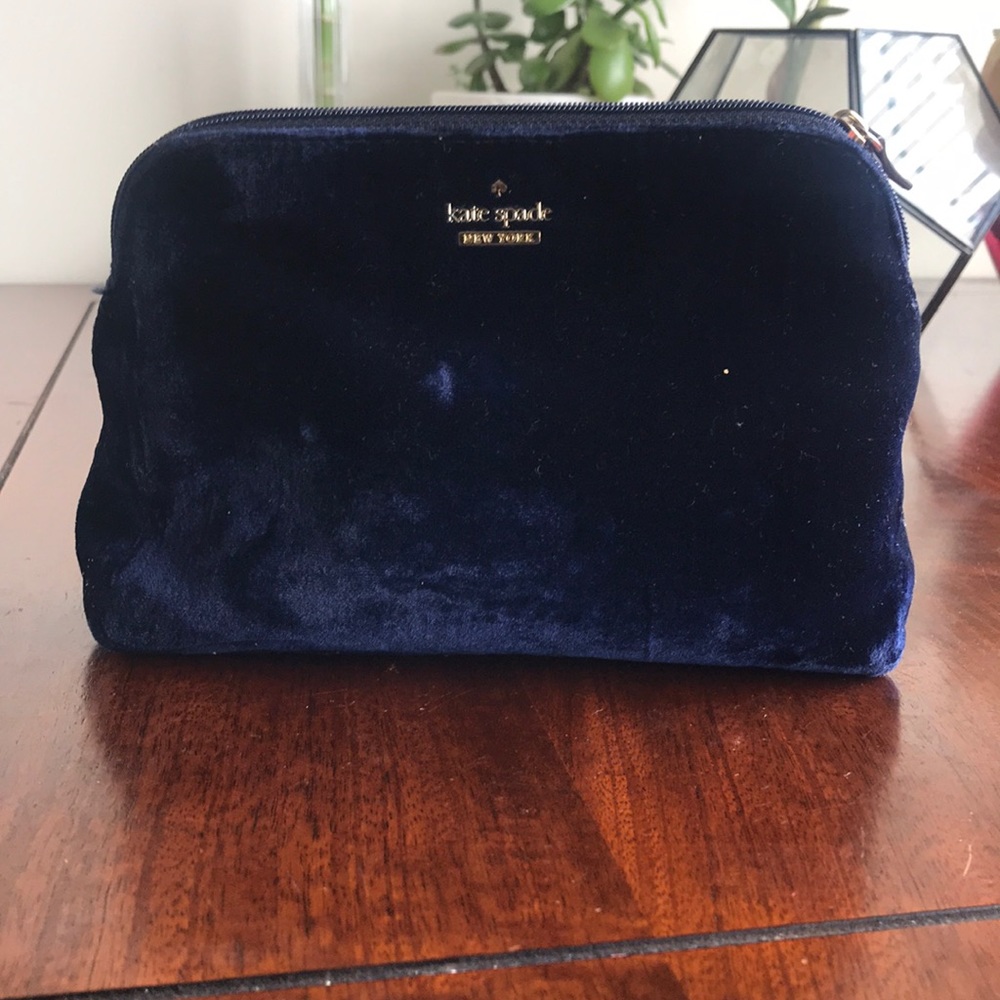 Velvet Kate Spade cosmetic bag